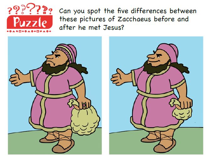 A spot the difference puzzle