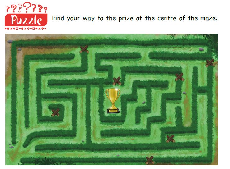 A maze puzzle